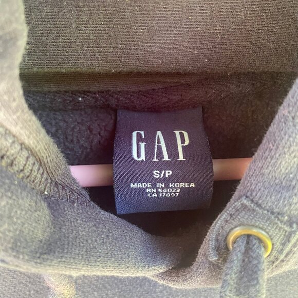 Women's Gap Navy Blue Hoodie Sweatshirt Size Small - Picture 3 of 11